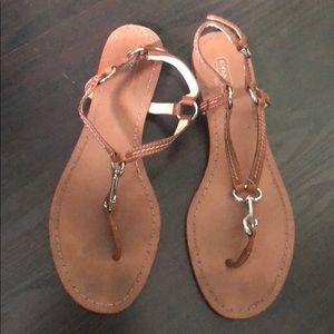 Coach Sandals Gently Used